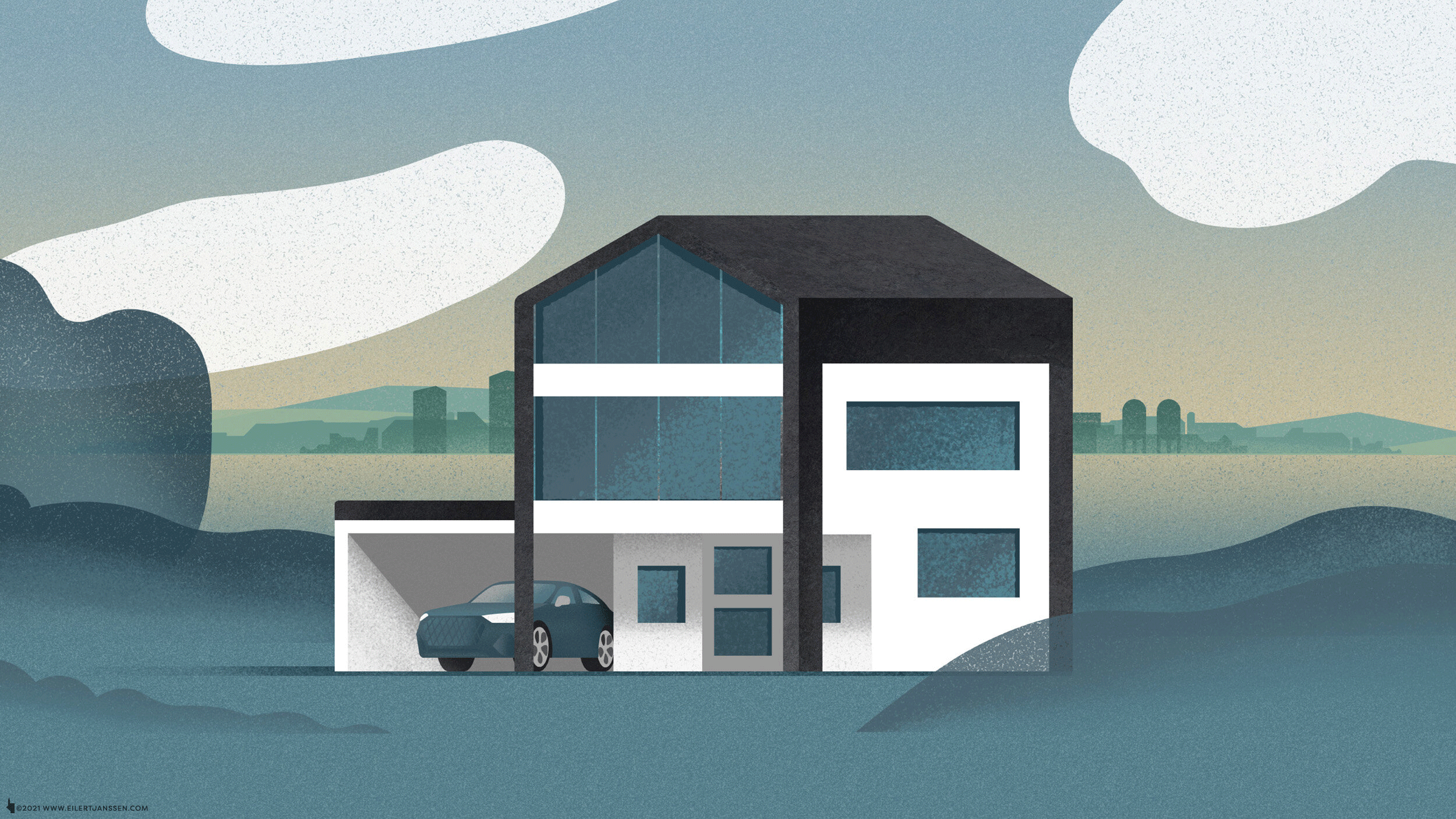 Editorial Illustration - The House