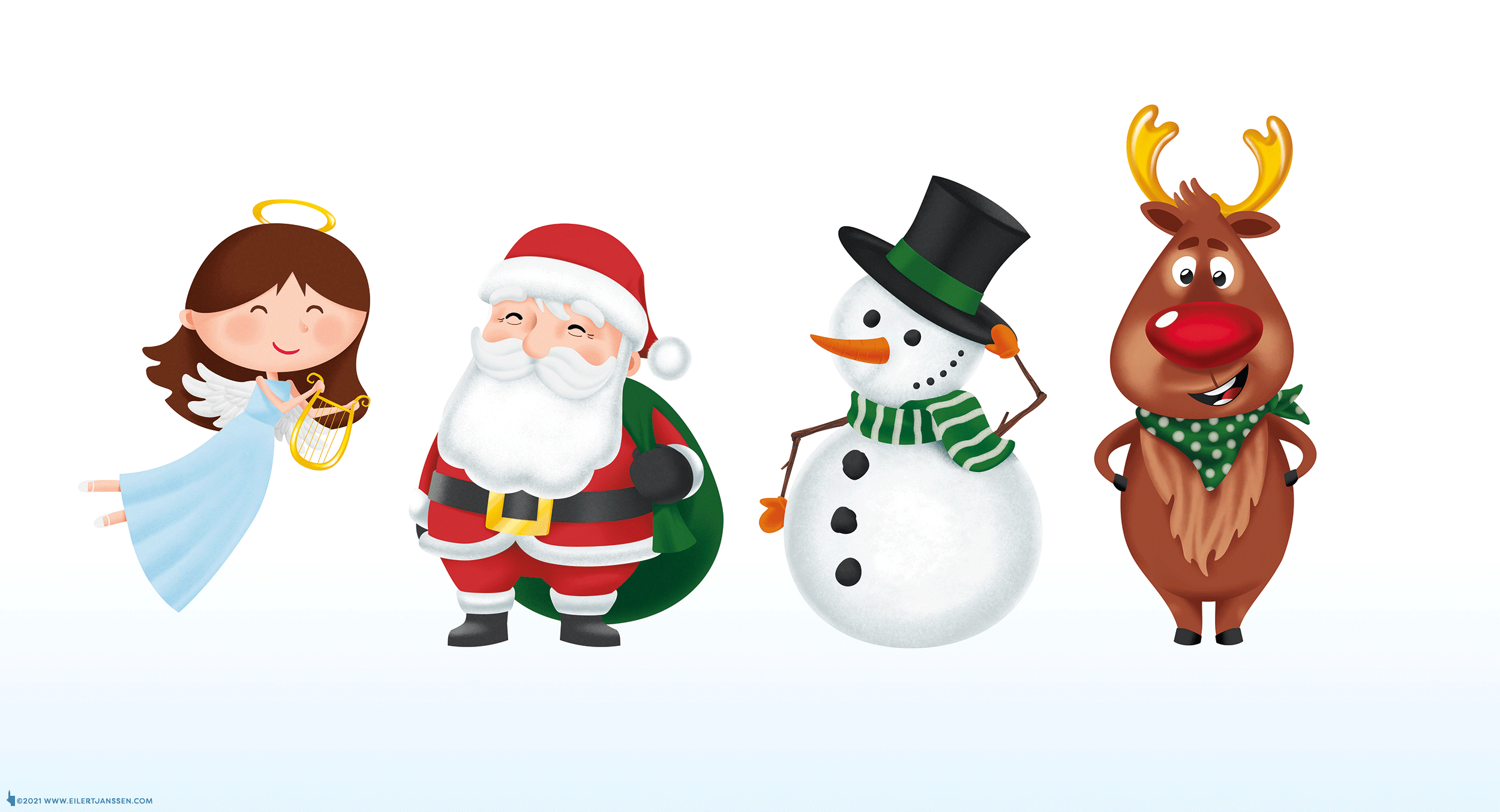 Xmas Character Designs Packaging