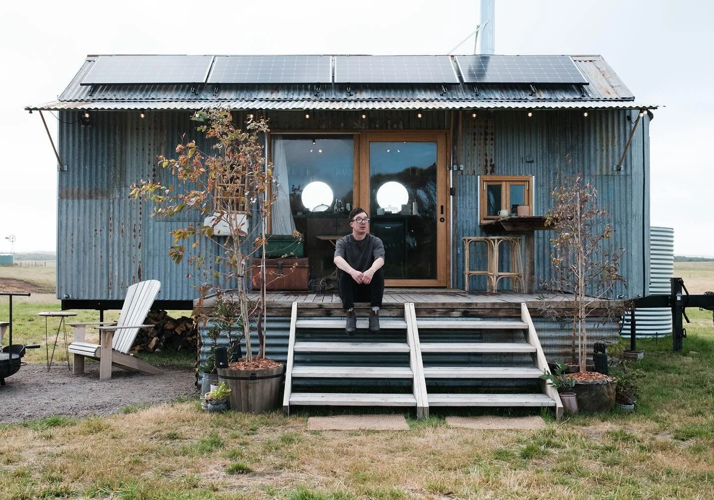 Here&rsquo;s me sitting on the steps of Stella the Stargazer after 3 days filming with @visitmelbourne. Check out the ep on @nvtsmall