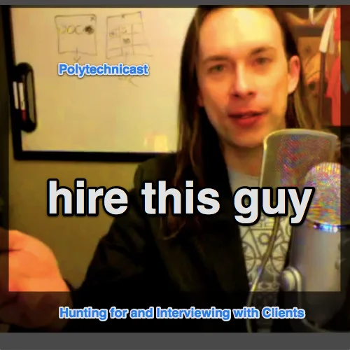 In this episode of the Polytechnicast I share thoughts on seeking a job doing what I love, serving a community I care about, using tools and methods I believe in, to engage in a fair and sustainable trade.
Along the way I share observations on the process of job/contract hunting and some of the tools I find helpful.
Links Mentioned
Comic - Independent Voice (the first place I published my “do what I love mantra”)
My Illustration Portfolio
My Interactive/UI/UX/Game Design Portfolio
Prezi - a good tool to rapidly create interesting looking portfolios for online and print.
Prezi Portfolio of Sample Work Products ( available on request )
Rob’s Video Application to Lullabot on Vimeo
Search tools:
Combine Google with Glassdoor
Break out of your search bubble via Duck Duck Go
Tools I use to manage reusable email sections and templates:
NvALT
TextExpander
Follow Rob on Twitter or his blog at Interactive-Storyteller.com and workshops at Lean Into Art