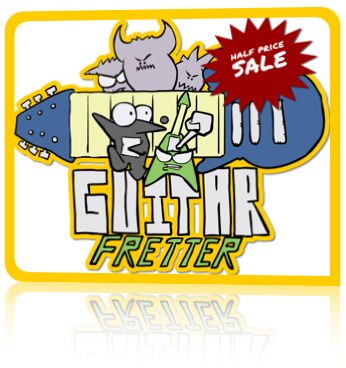 To celebrate mobile gaming out in the warm weather now through the end of May you can get Guitar Fretter for half price - only $1 (USD)!!!
Get it for your mobile phone or tablet at one of these three app stores:
iOS Devices (iPhone, iPad, iPod Touch)
iTunes App Store
Android Devices (2.2 and above - phones and tablets)
Android Market
Amazon Appstore
Please note - the sale price isn't showing on Amazon yet... stay tuned! I'll extend the sale on Amazon if I need to - don't want the Amazon Android community to miss out!
