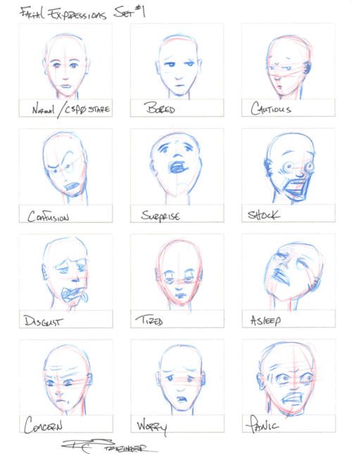 Reference and Practice for Sketching Face Expressions — Blog of an ...