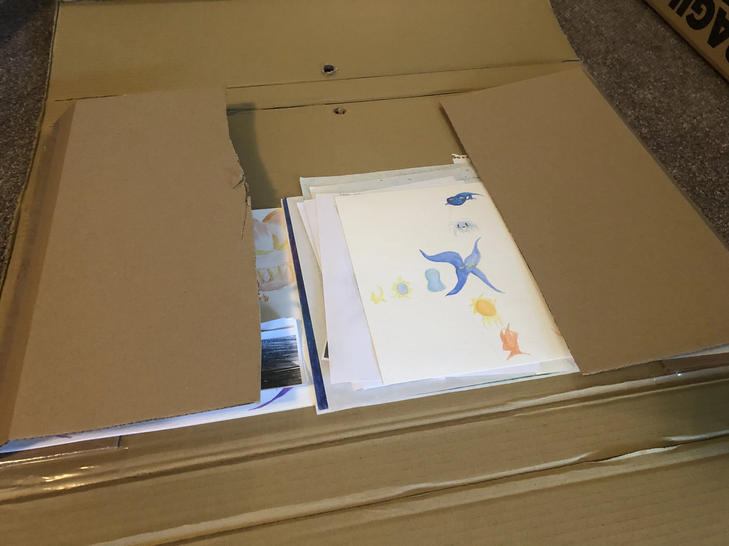 DIY Cardboard Art Portfolio Case — Blog of an Interactive Storyteller