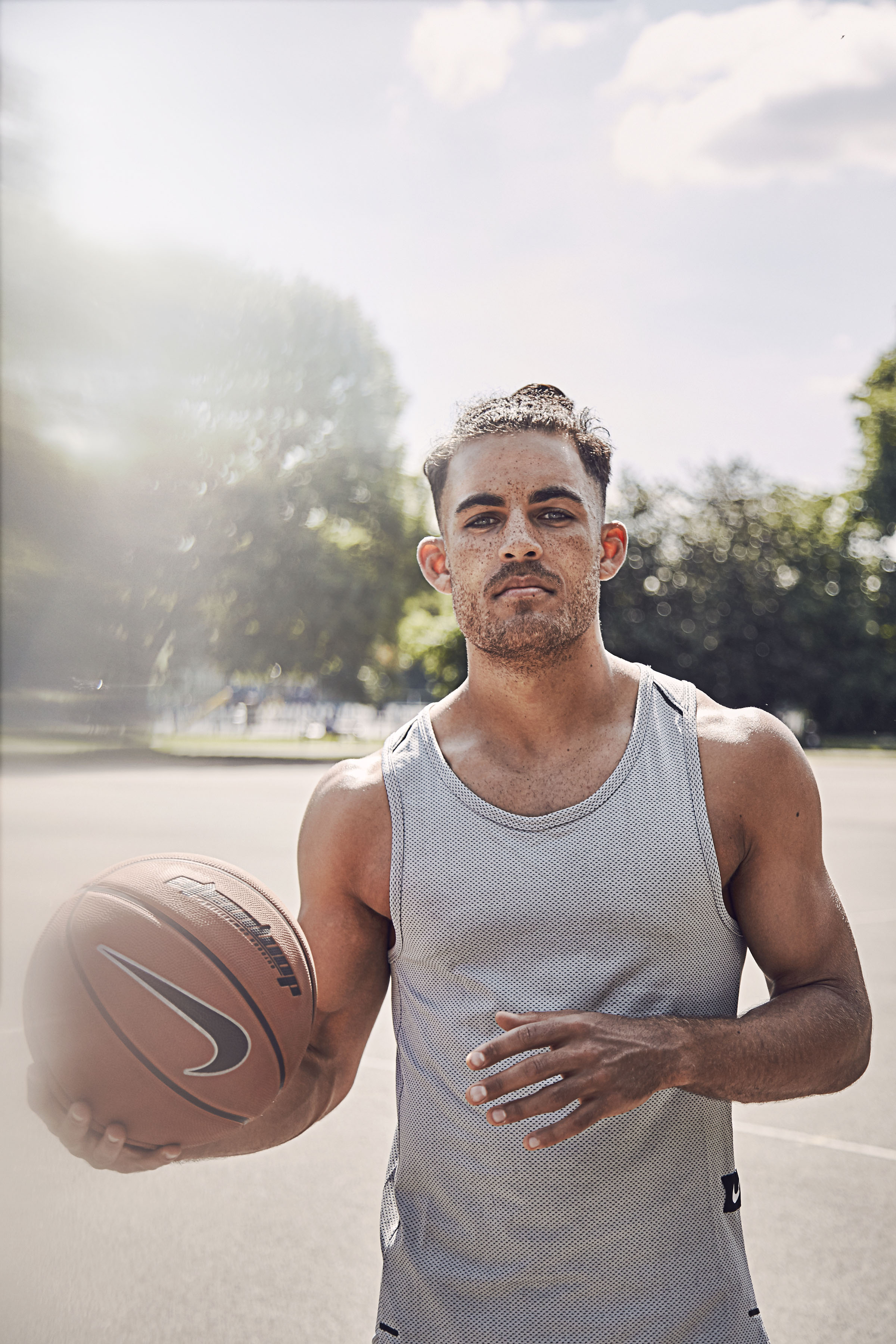 Basketball players of London's Bethnal Green