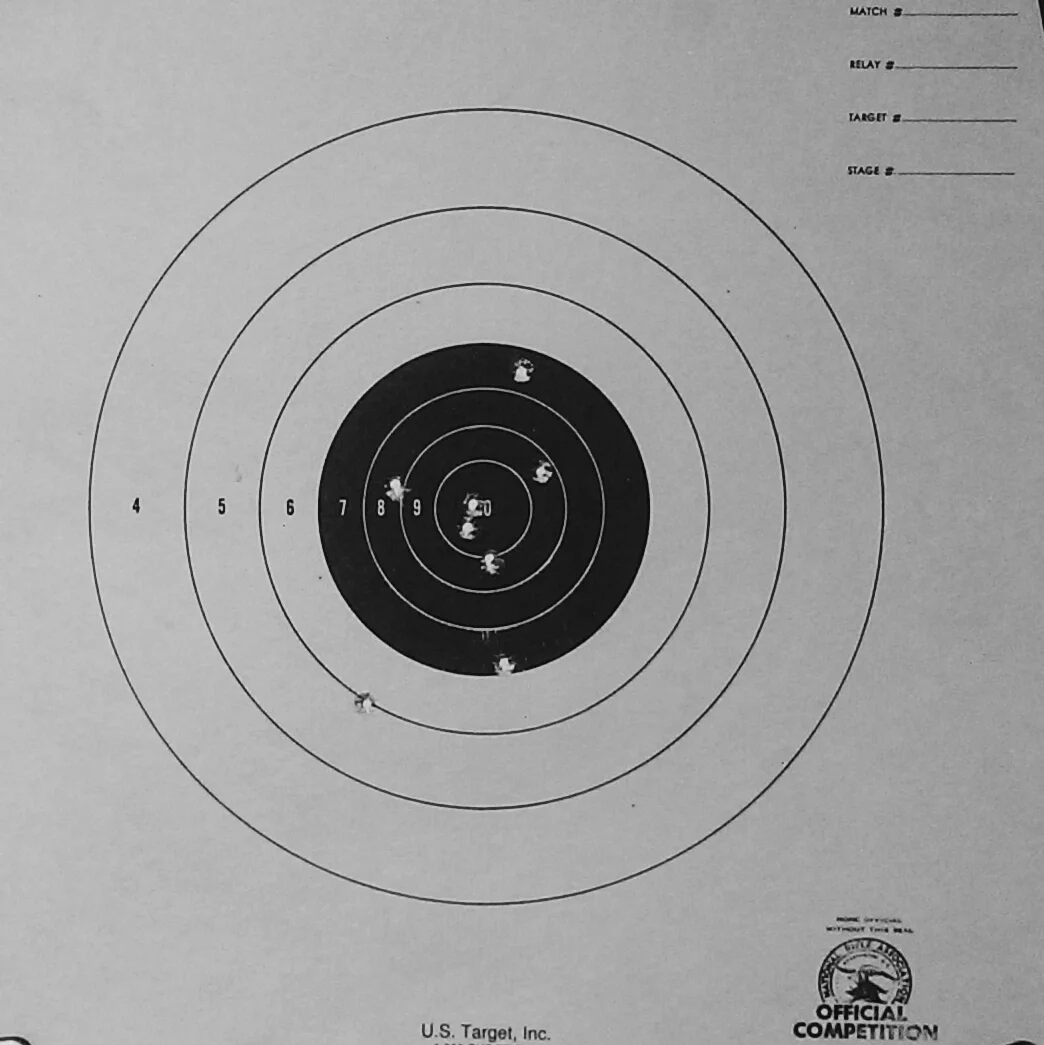 My boyfriend's target practice