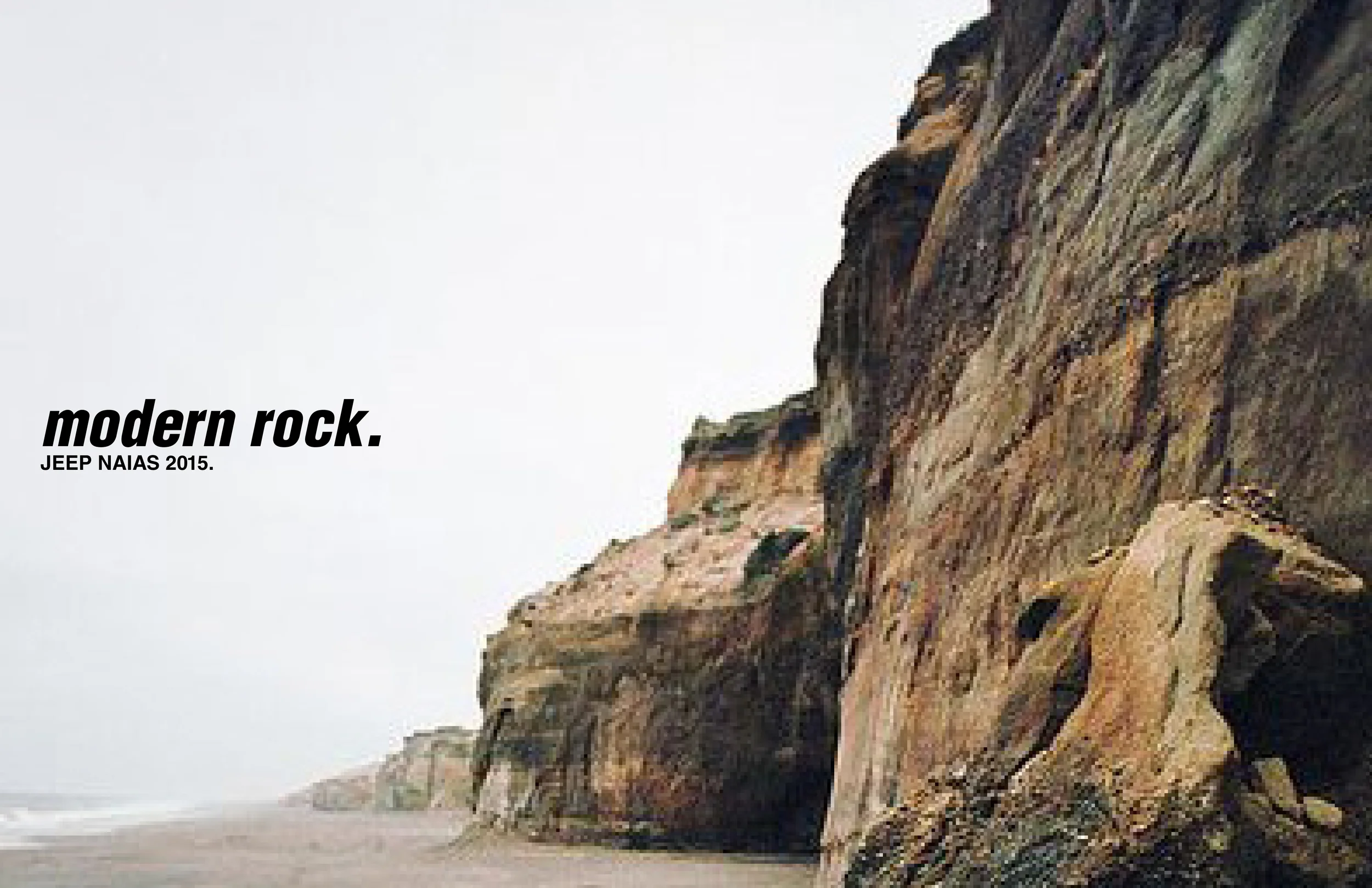 modern rock. jeep naias 2015