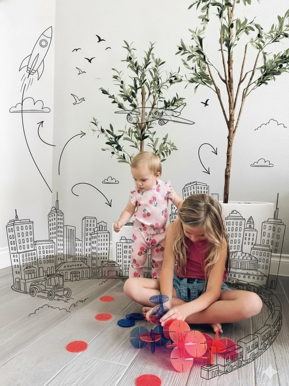 What are you creating today? We&rsquo;re over here imagining that anything is possible. 💫

Kids have this beautiful way of seeing the world for more than what it is &mdash; a circle becomes a moon, a wheel, a portal to somewhere new.

These little C