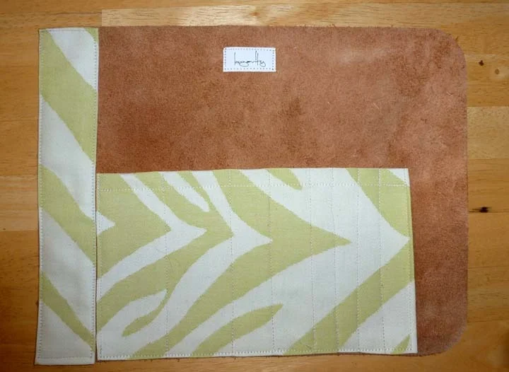 Make Up Brush Roll - Zebra