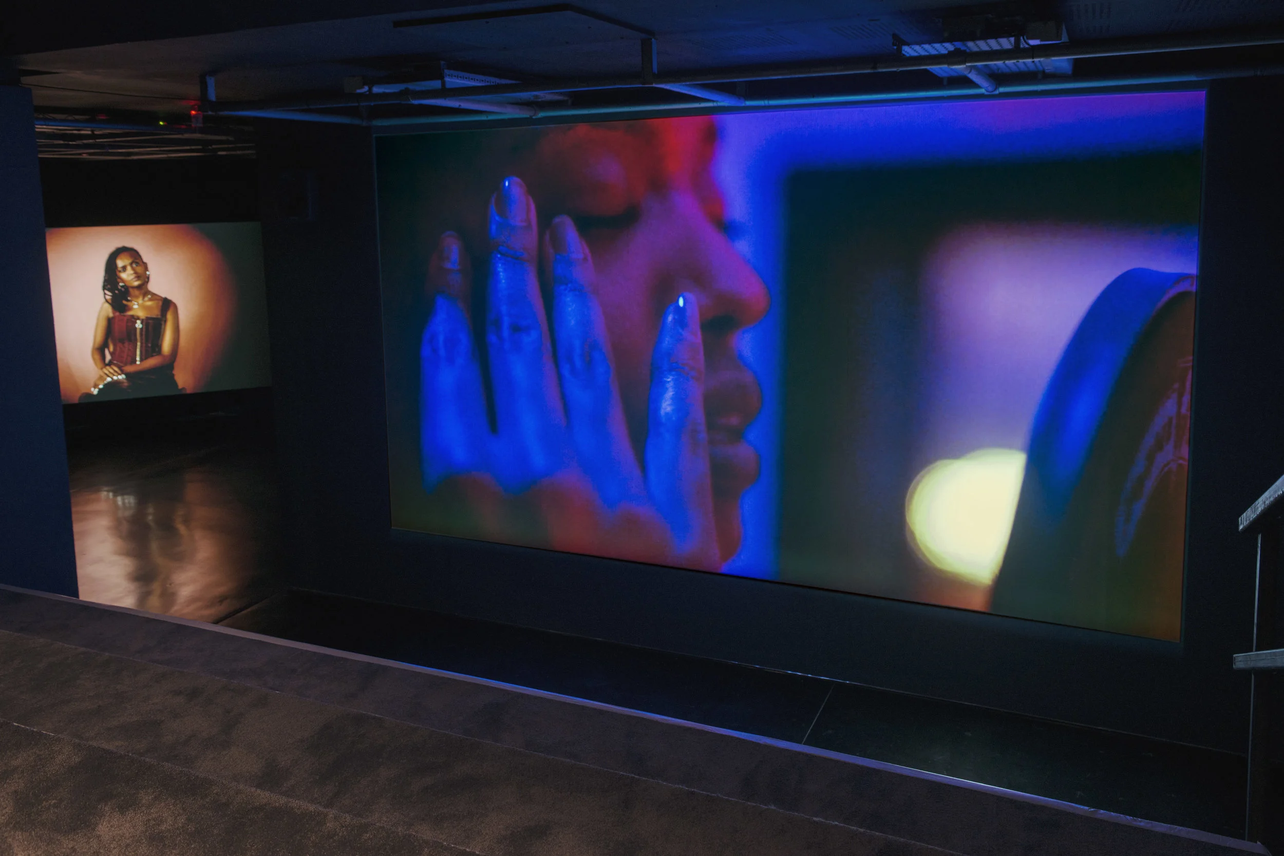  Under Cinema is co-commissioned by FACT and Warp Records with the support of the Goethe-Institut, London.  This exhibition is a collaboration with Nottingham Contemporary, where Devotional Document (Part 1) took place earlier this year.  Photography