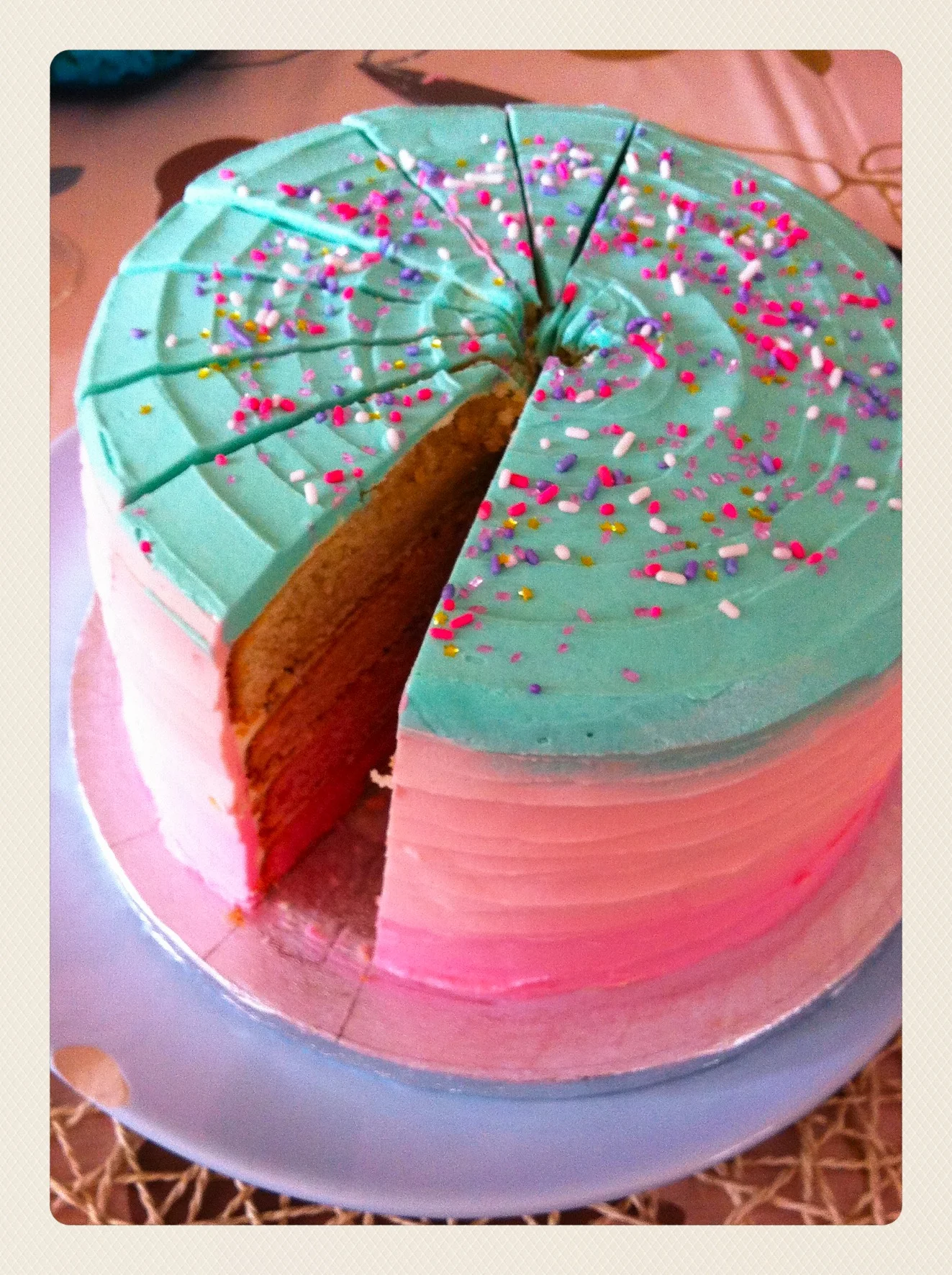 I was going for neon...