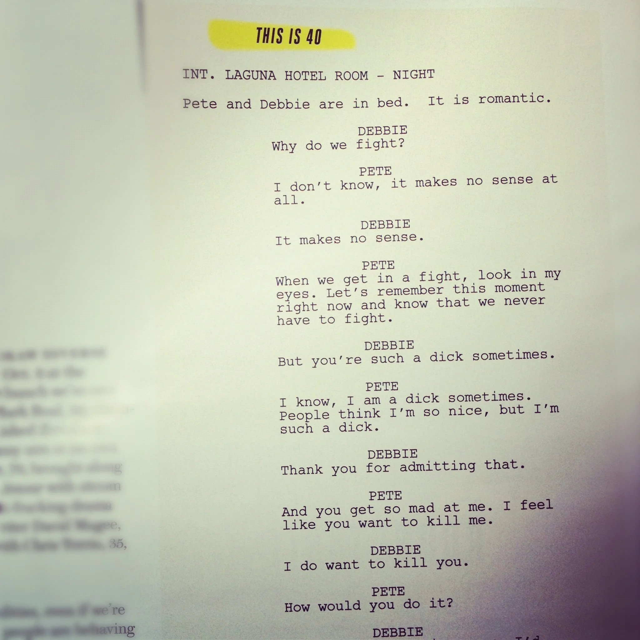 A page from The Hollywood Reporter