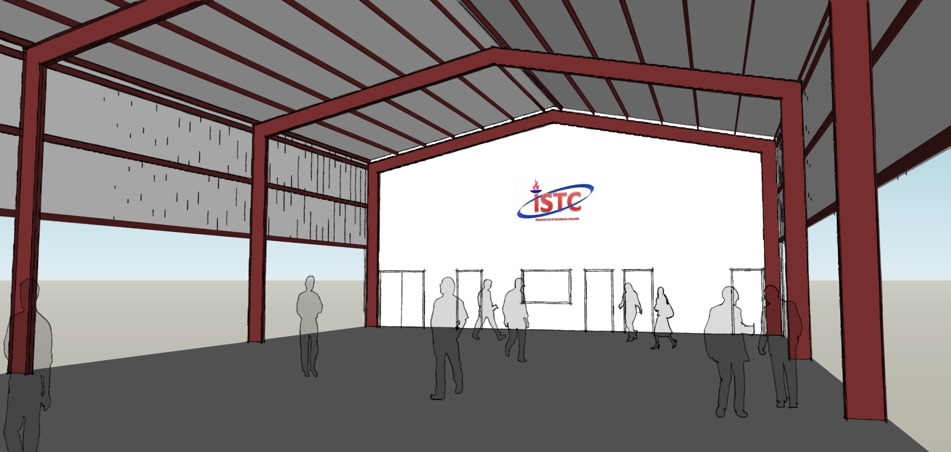 Conceptual model of the Multipurpose Educational Facility for the Draper Campus
