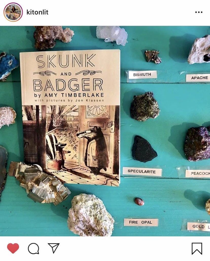 A Note from Amy: This reader said this was her son’s rock collection. Yay!