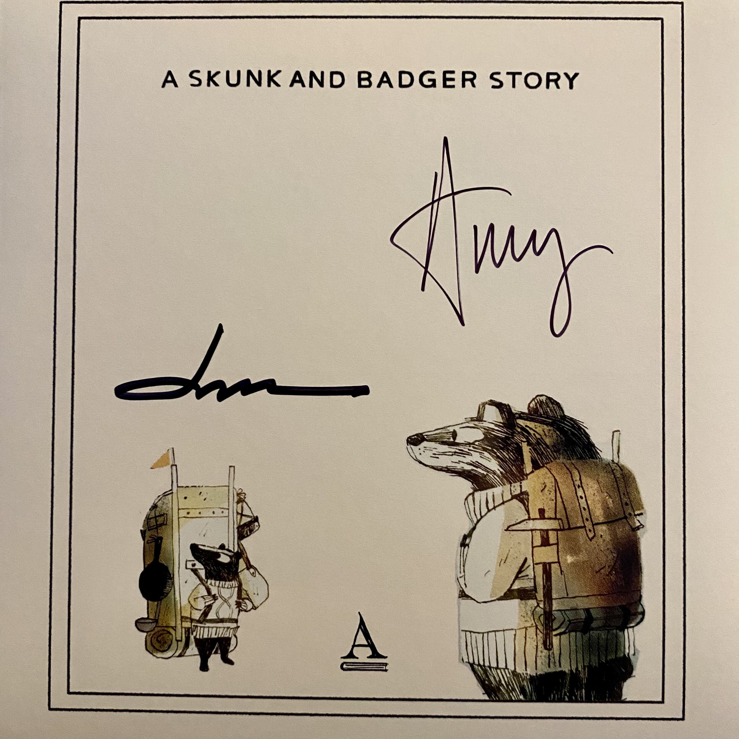 August 2021: Signing bookplates for Egg Marks the Spot