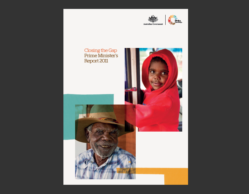 We are proud to have designed the PM's report on Closing the Gap, tabled this morning