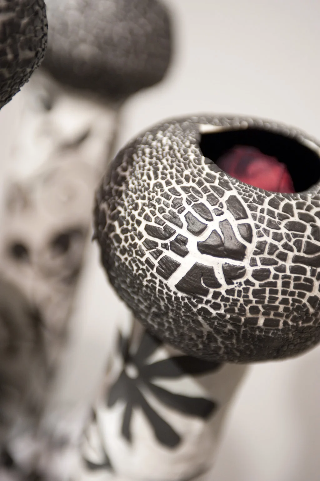 Fabricated Ecologies Series (black detail), 2009
