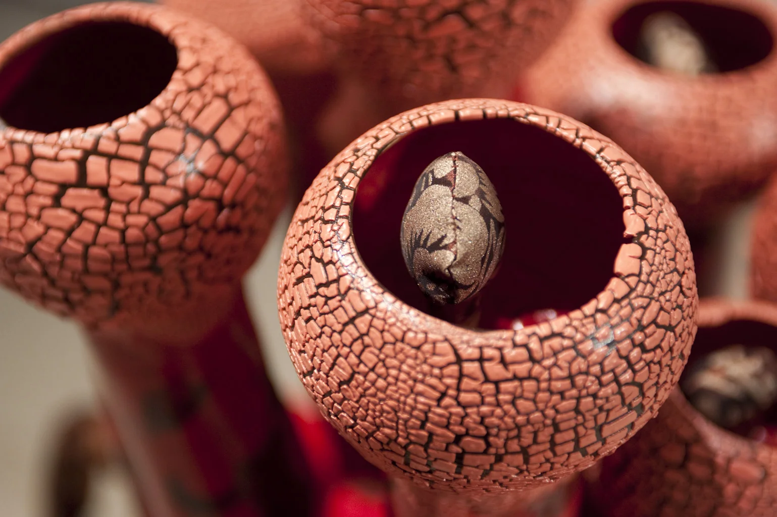 Fabricated Ecologies Series (red detail), 2009