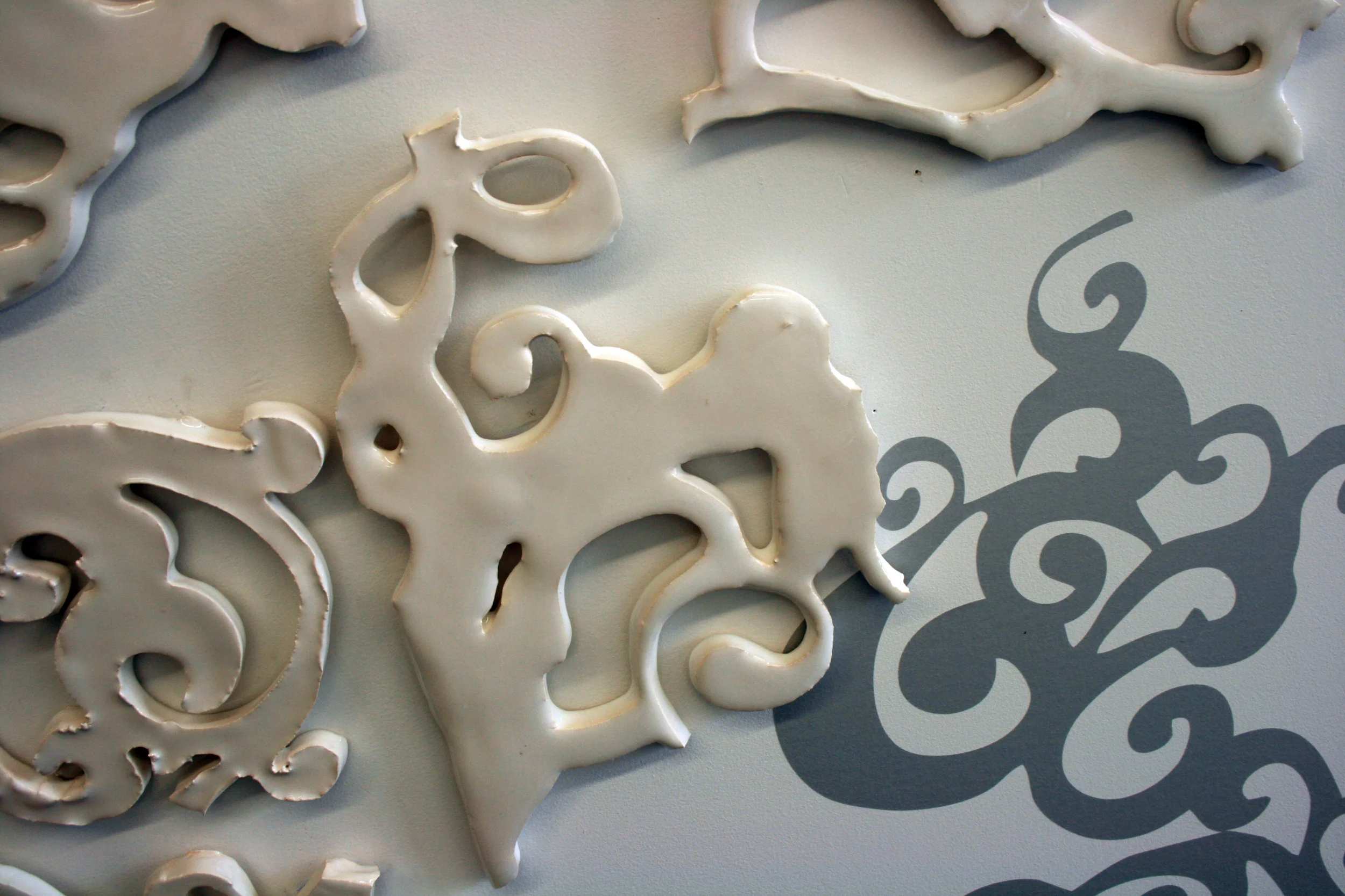 Untitled (wall piece, detail), 2011