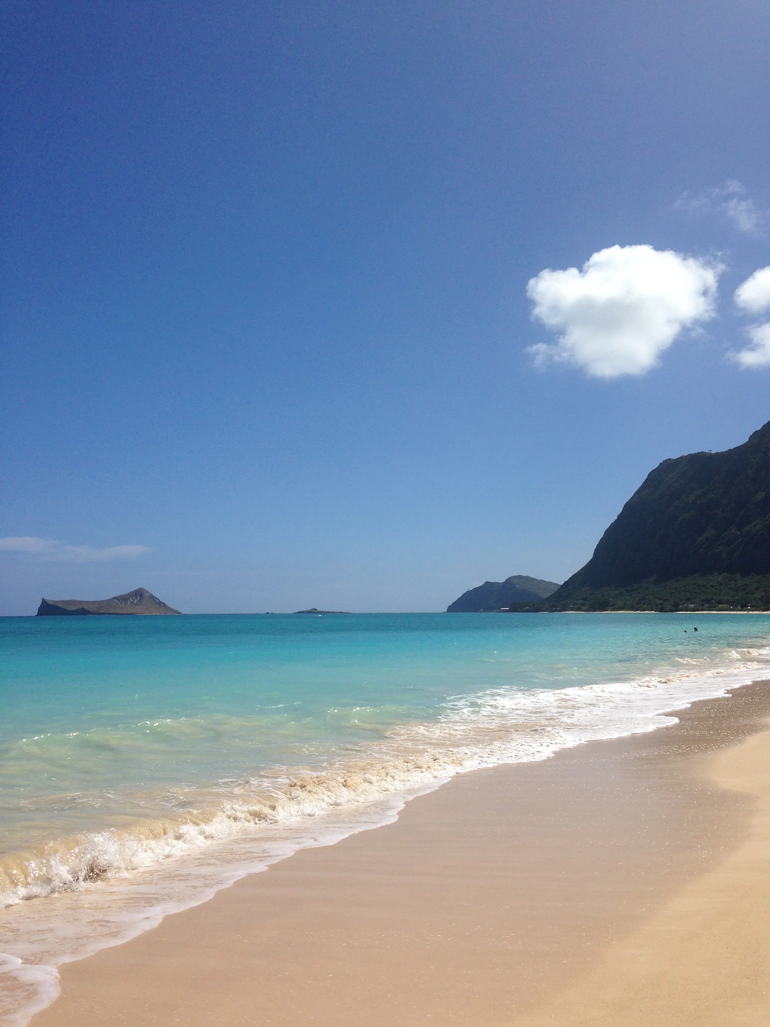 Waimanalo, my favorite beach.
