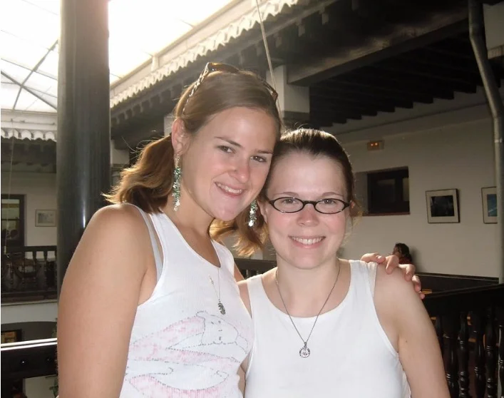 Melanie and I in Granada, spring 2005.