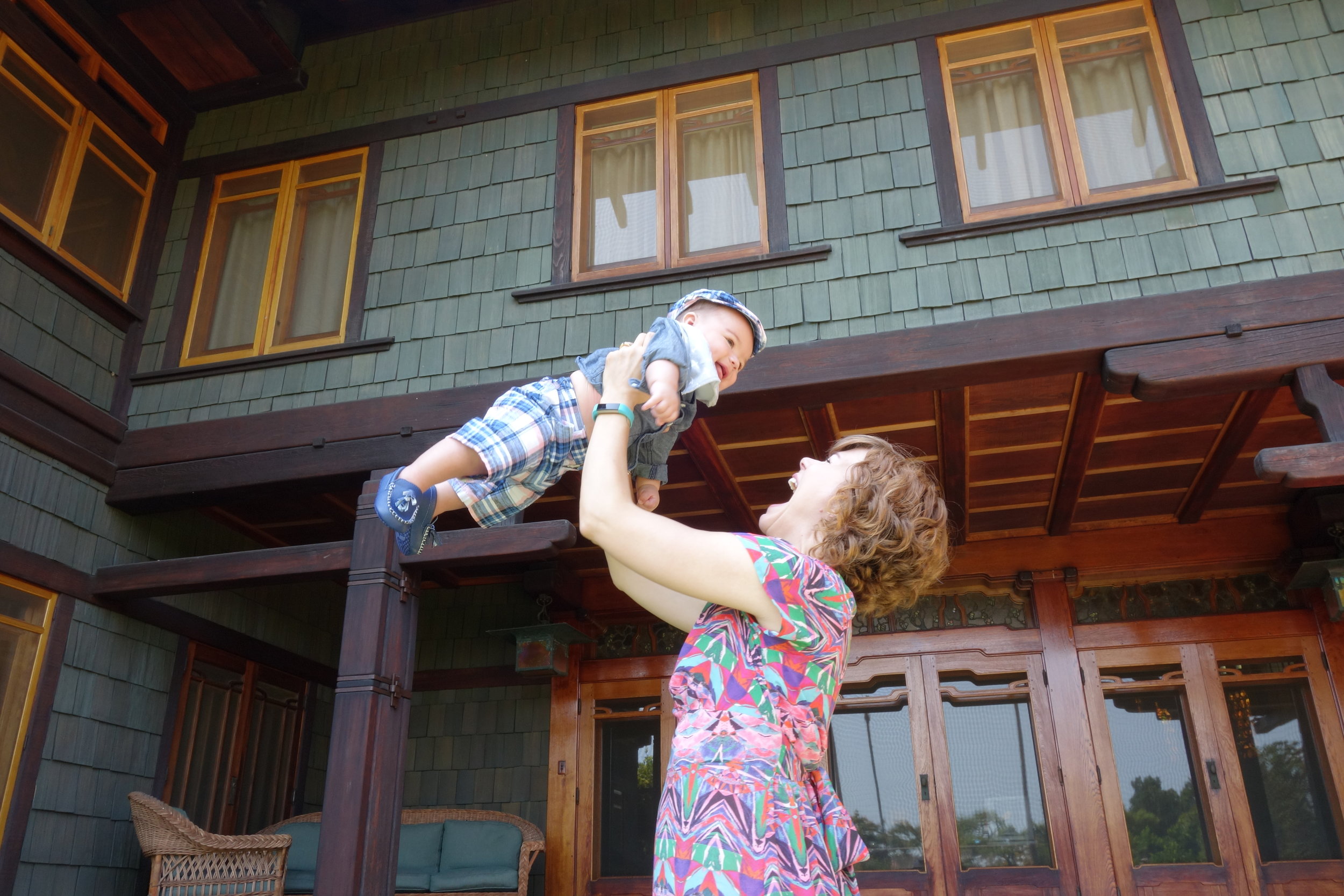 Melissa and her son