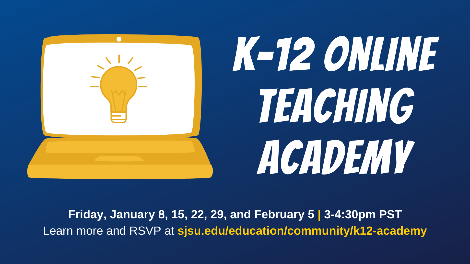 Lurie College to Host Free K-12 Online Teaching Academy Starting January 8