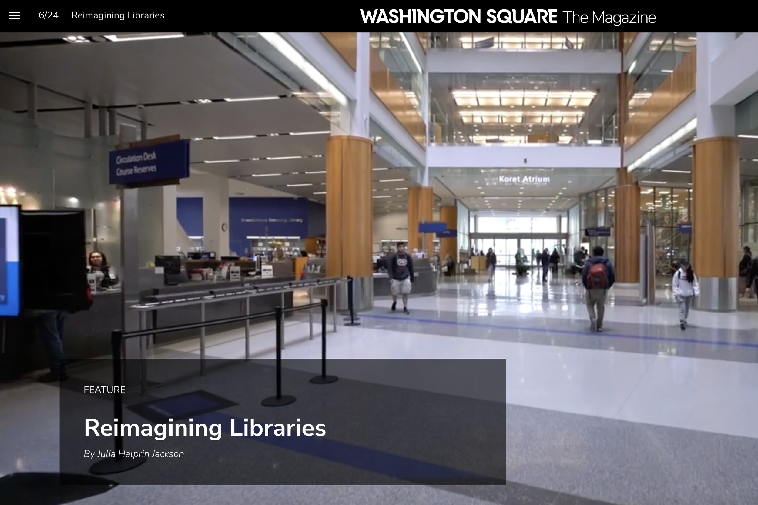 Reimagining Libraries