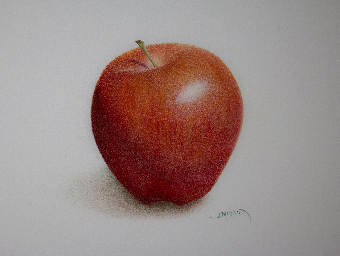 How to draw a realistic Apple with Pencil