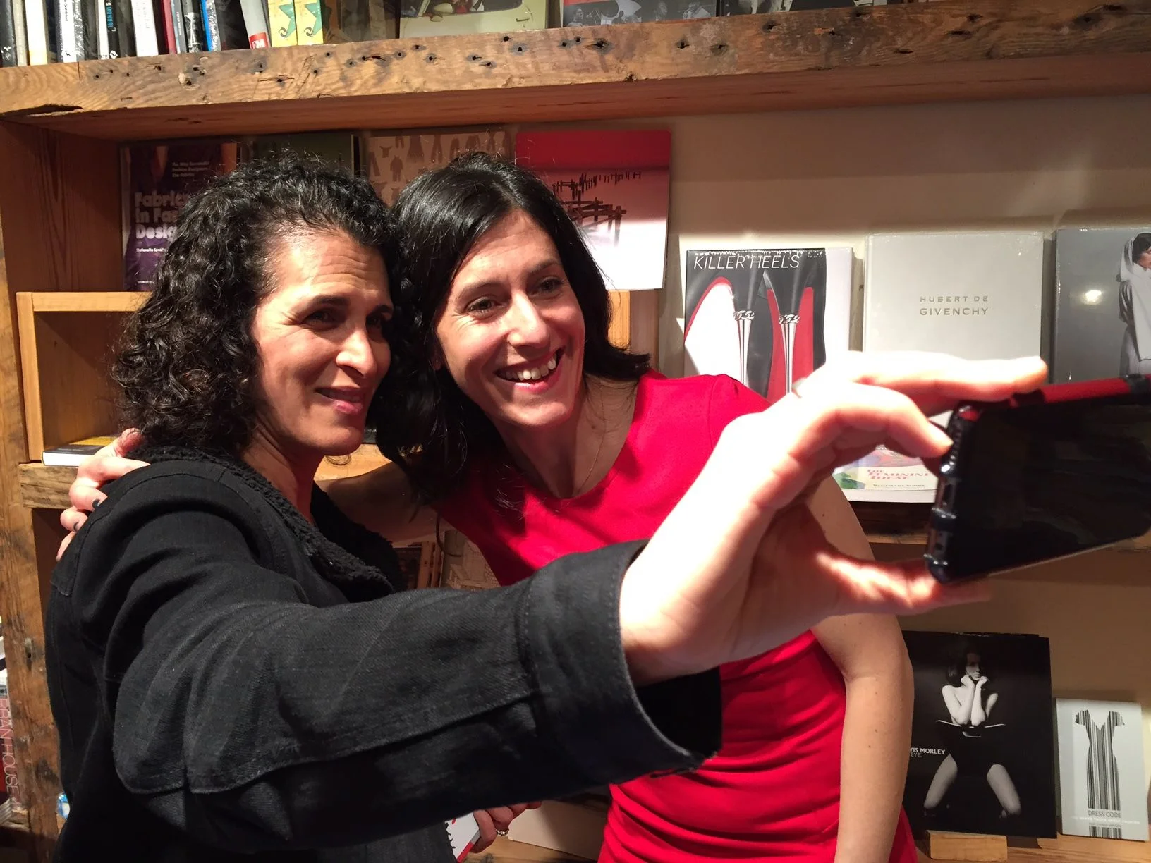 l to r: Holly Rosen Fink, Ann Imig Founder/National Director of Listen To Your Mother show