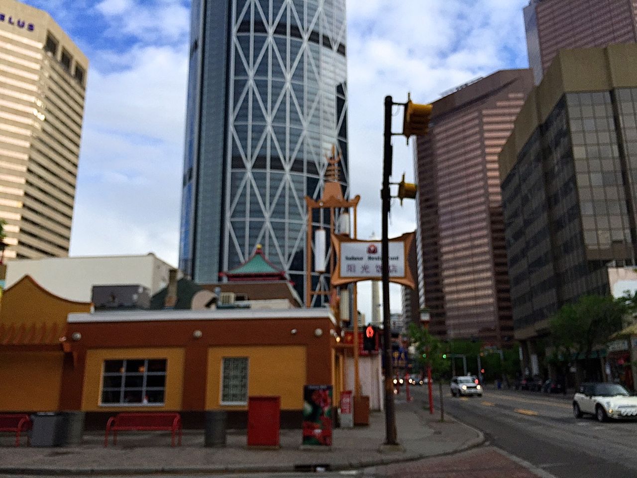 There are some crazy contrasts in this city.