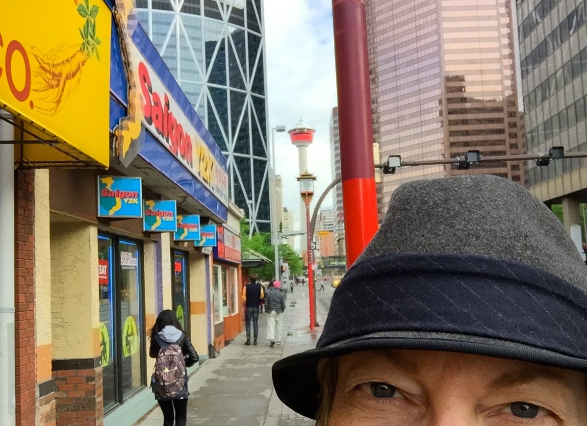 After lunch, in Chinatown.