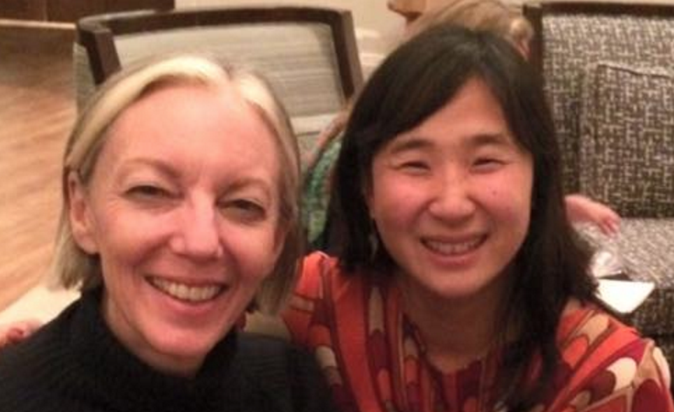 With Patty Chang Anker author of "Some Nerve" who did a workshop "What Are You Afraid Of?"