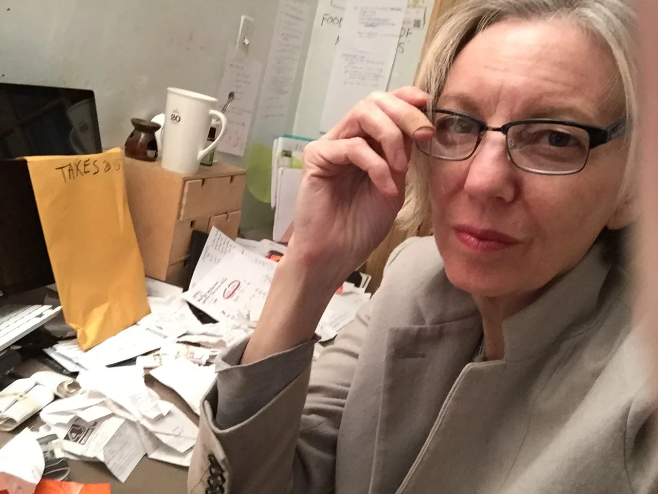 buried in receipts at tax time