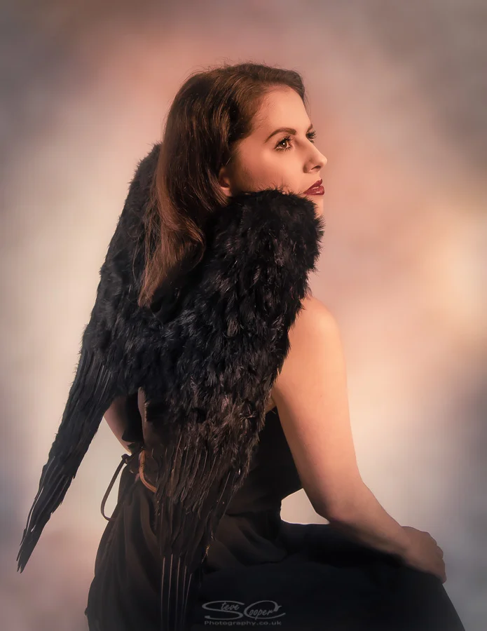 If I am an angel, paint me with black wings