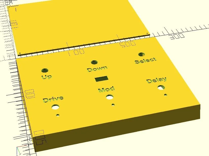 Guitar Stomp box enclosure