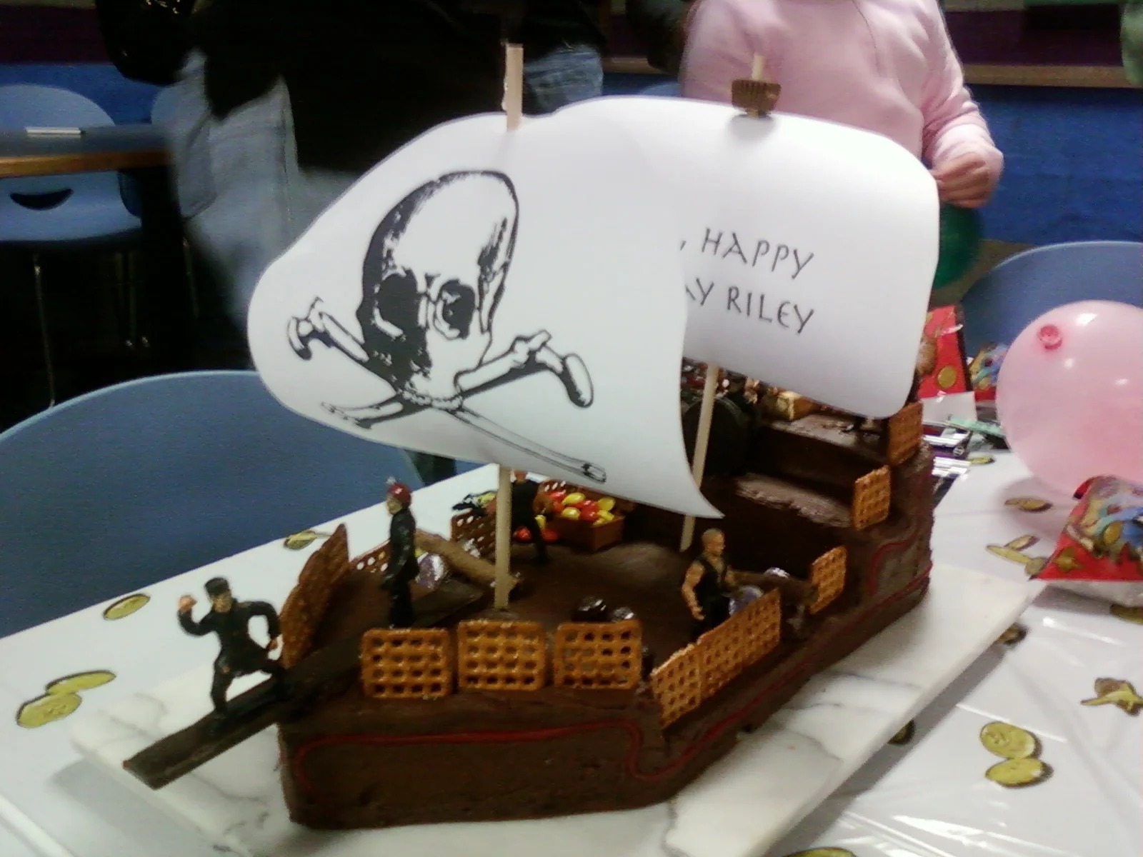 Pirate Ship Cake
