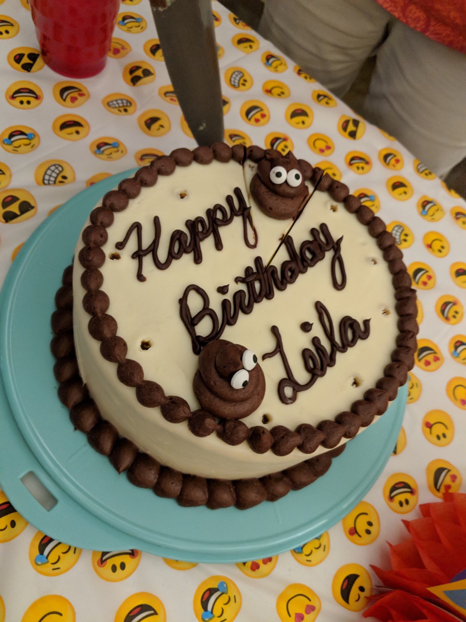 Poop Birthday Cake for a Special Bean