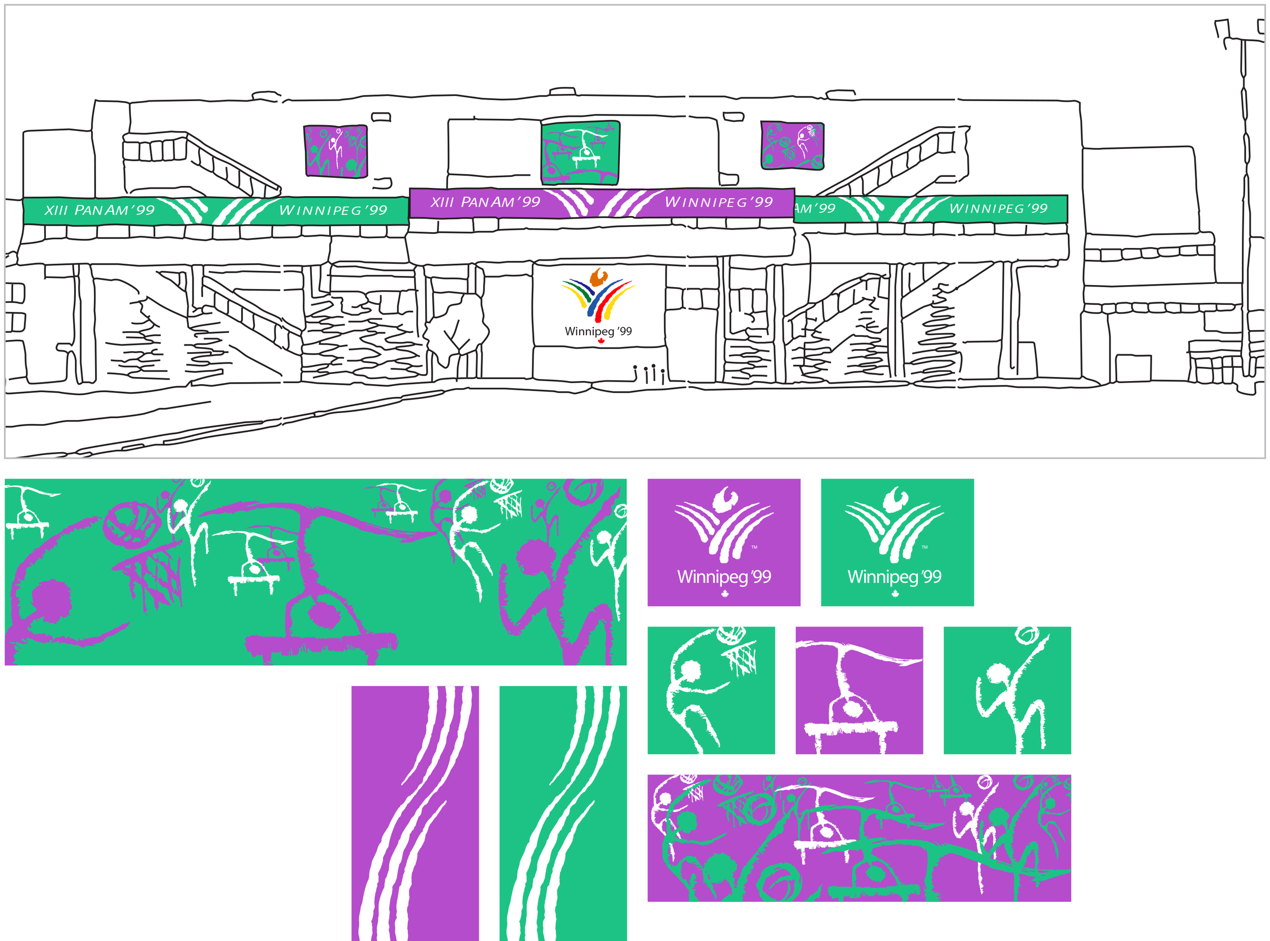 1999 Pan Am Games Site Graphics