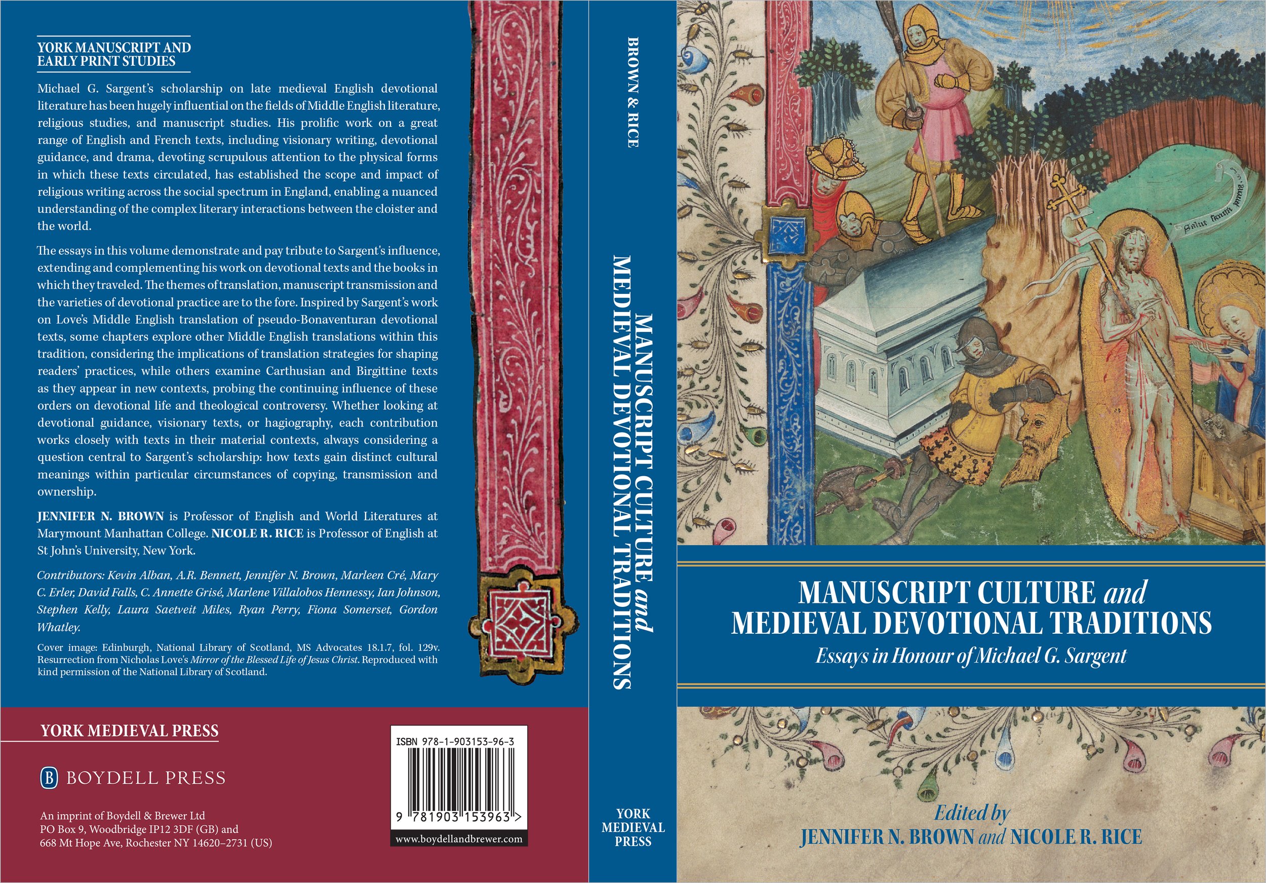 Manuscript Culture and MedIieval Devotional Traditions