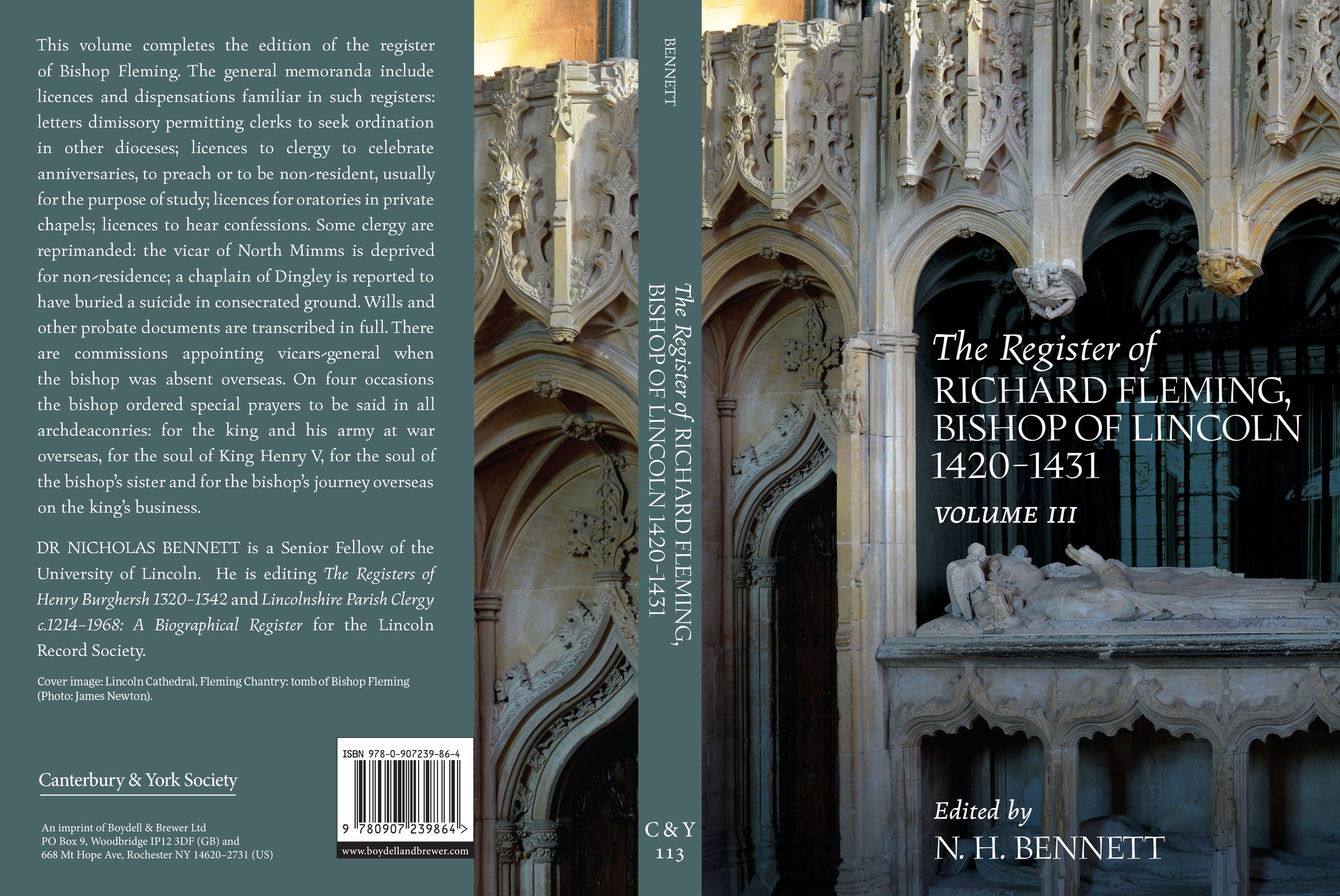 The Register of Richard Fleming, Bishop of Lincoln 1420–1431, Volume III