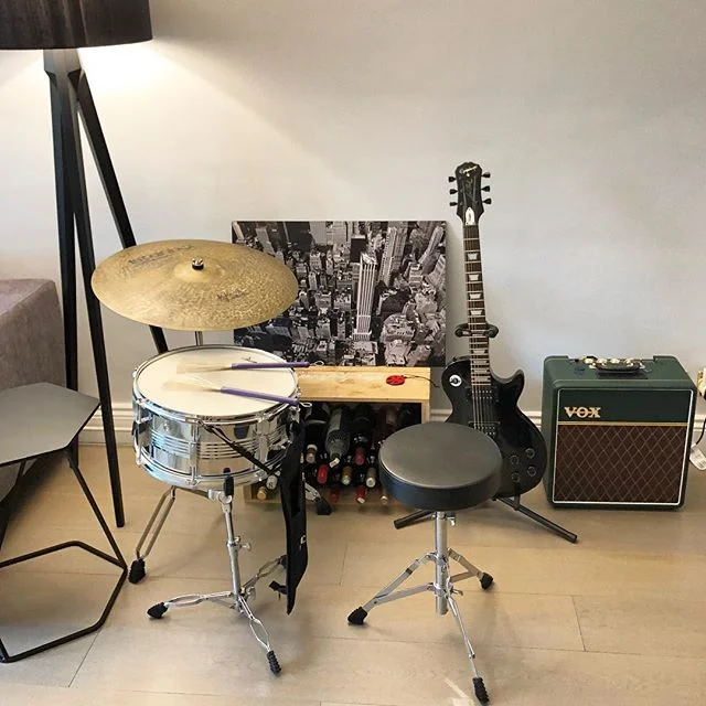My kind of weekend... #love #jazz #music #weekend #drums #guitar #wine #vox #istanbul #london