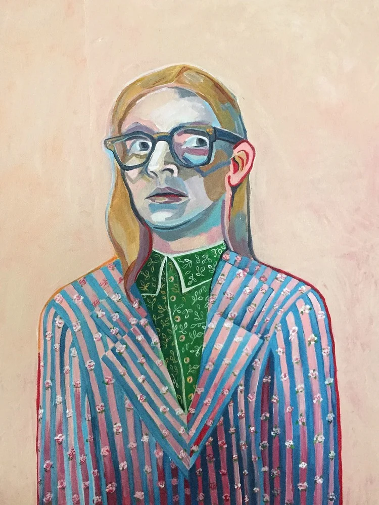 Screaming Internally &nbsp; &nbsp; 18" x 24" &nbsp; &nbsp; Acrylic on Canvas &nbsp; &nbsp; 2015