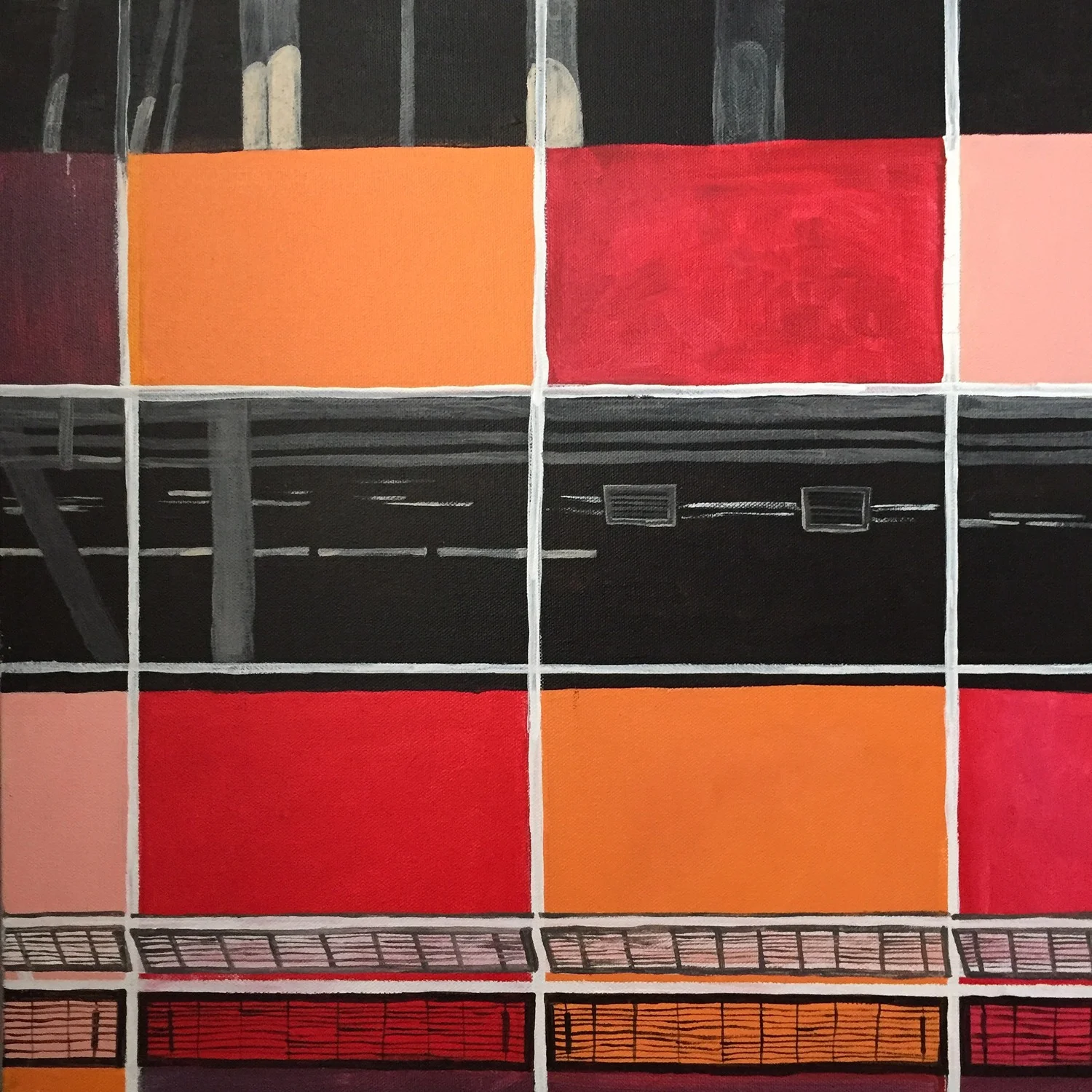 Paul Smith San Francisco &nbsp;&nbsp;&nbsp; 24" x 24" &nbsp; &nbsp; Acrylic on canvas &nbsp; &nbsp; 2015