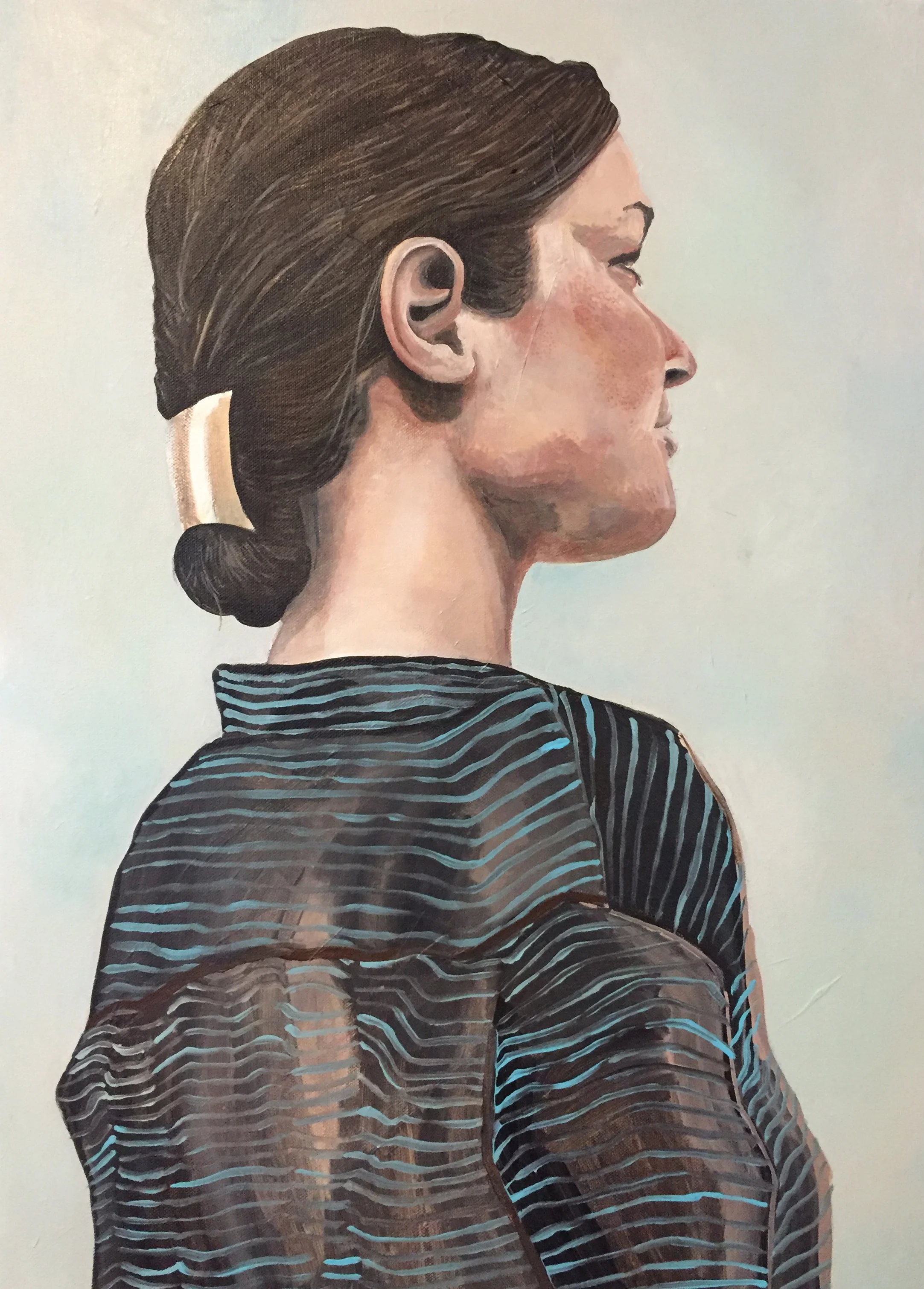 Amy&nbsp; &nbsp; &nbsp;18" x 24" &nbsp; &nbsp; Acrylic on canvas &nbsp; &nbsp; 2016