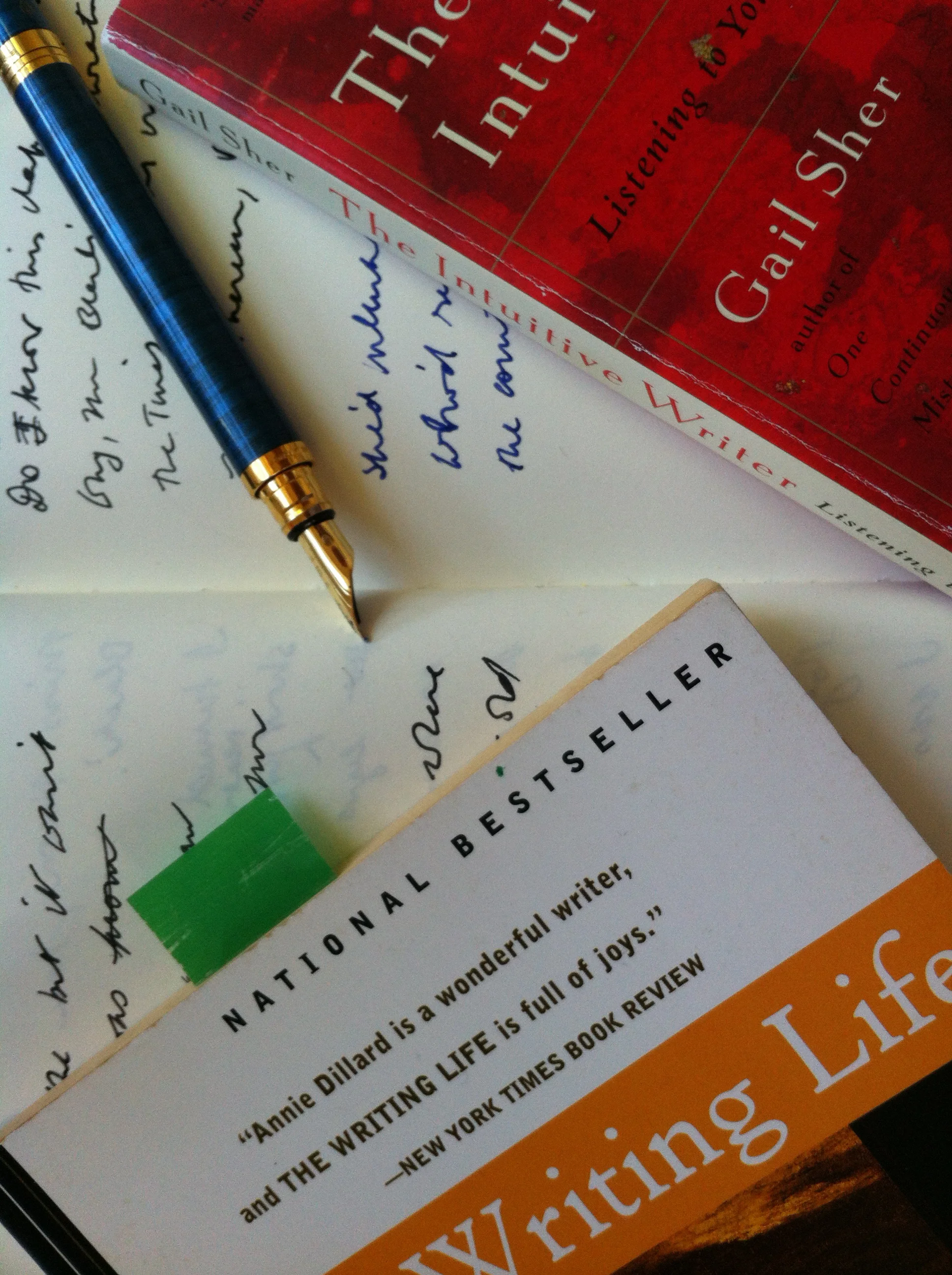 The writer's ego, ergo...