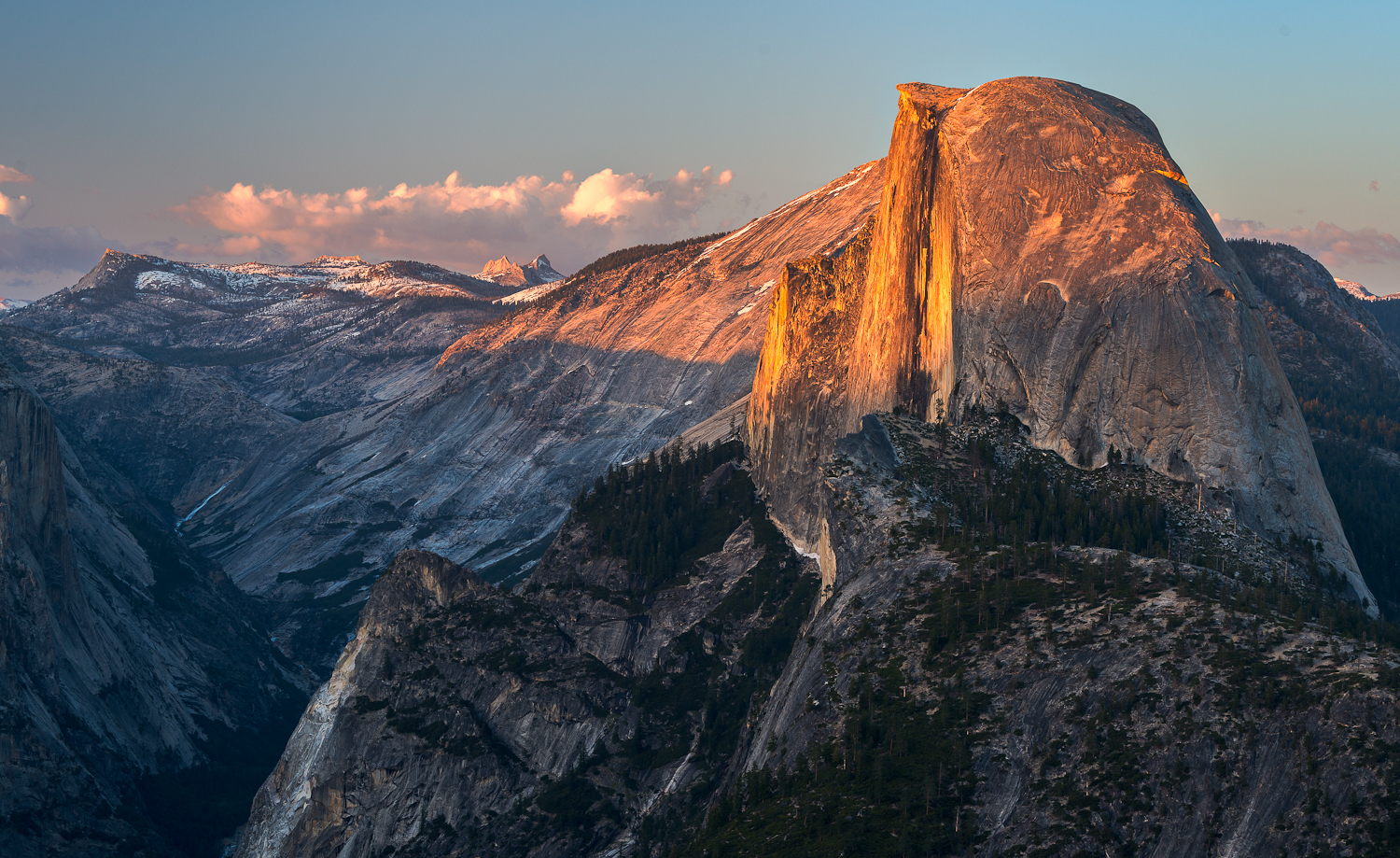 Half Dome Sunset