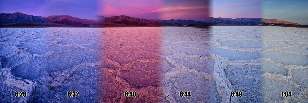 Sunrise in Death Valley