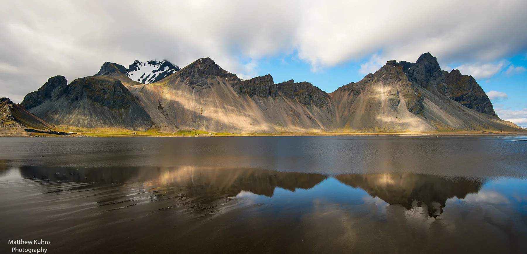 Click to Enlarge: Mountains near Hofn Iceland.