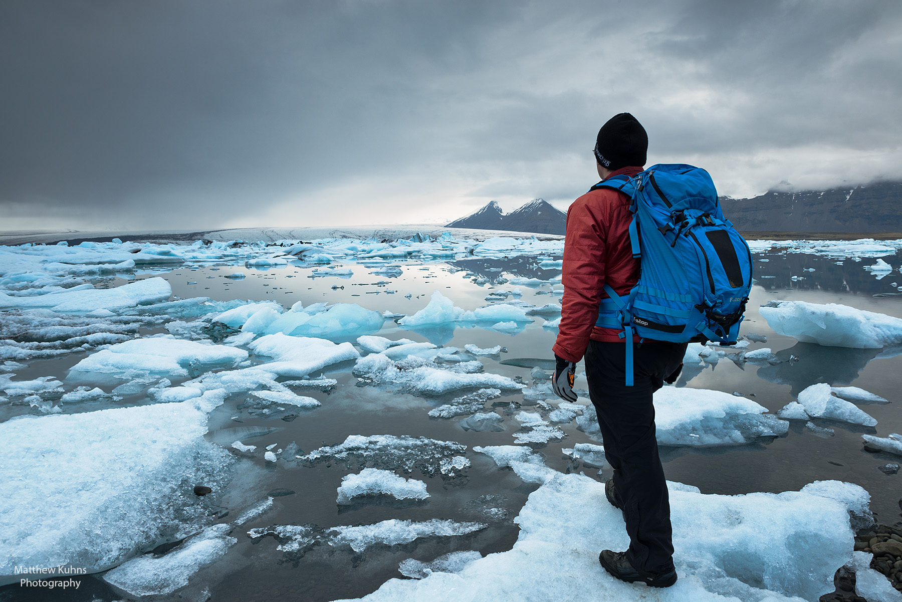 The Tilopa BC in action at the Jokulsarlon glacial lagoon.