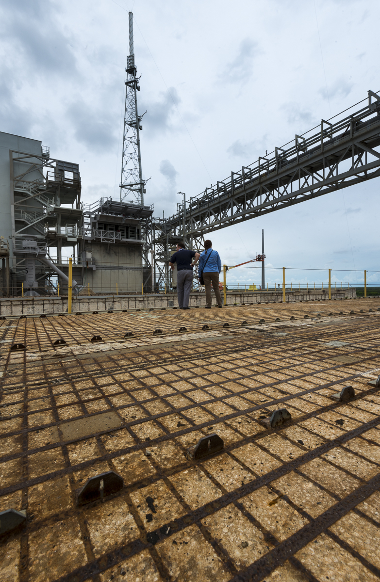 Next to the flame trench - Pad 39B